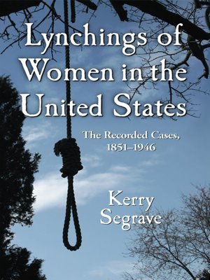 cover image of Lynchings of Women in the United States
